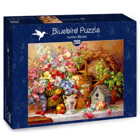 Bluebird Garden Still Life Puzzle 2000 pièces