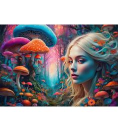 Puzzle Bluebird Forêt Arc-En-Ciel 1000 pièces