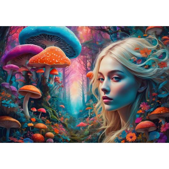 Puzzle Bluebird Forêt Arc-En-Ciel 1000 pièces