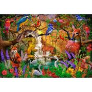 Puzzle Bluebird Forêt D'Or 1000 pièces