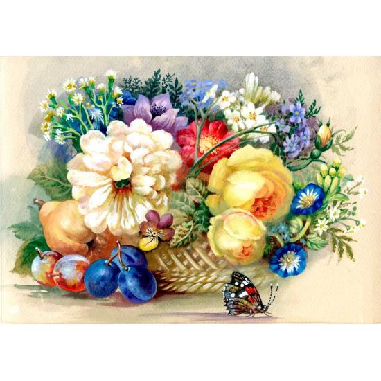Puzzle 1500 pièces Bouquet d'automne Bluebird