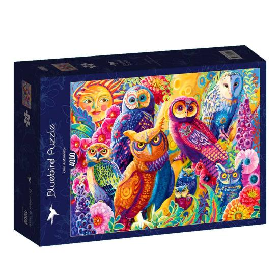 Puzzle Bluebird Hiboux colorés 4000 pièces Puzzle Bluebird Hiboux colorés 4000 pièces