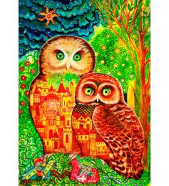 Puzzle Bluebird Hiboux 1000 pièces