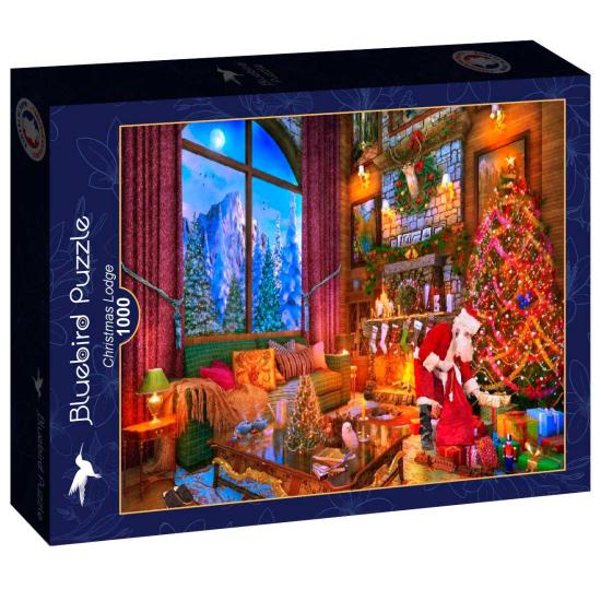 Puzzle Bluebird Loge de Noël 1000 pièces