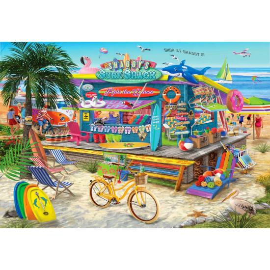 Puzzle Bluebird Shaggy Cabane Surf 1000 pièces