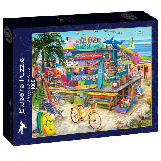 Puzzle Bluebird Shaggy Cabane Surf 1000 pièces