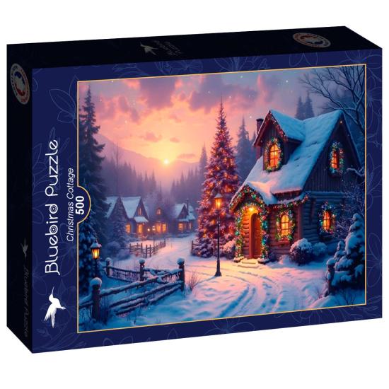 Puzzle Bluebird Chalet De Noël 500 pièces