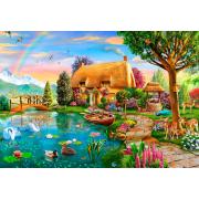 Bluebird Cabin by the Lake Puzzle 1000 pièces