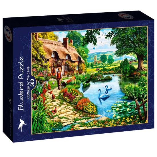 Puzzle Bluebird Cabane au bord du lac de 500 pièces Puzzle Bluebird Cabane au bord du lac de 500 pièces