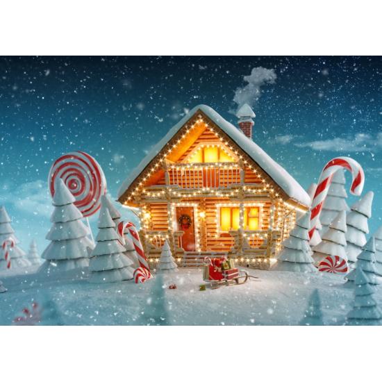 Puzzle Bluebird Cabane de Noël 500 pièces
