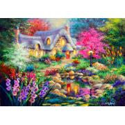 Bluebird Pond Cabin Puzzle 1500 pièces