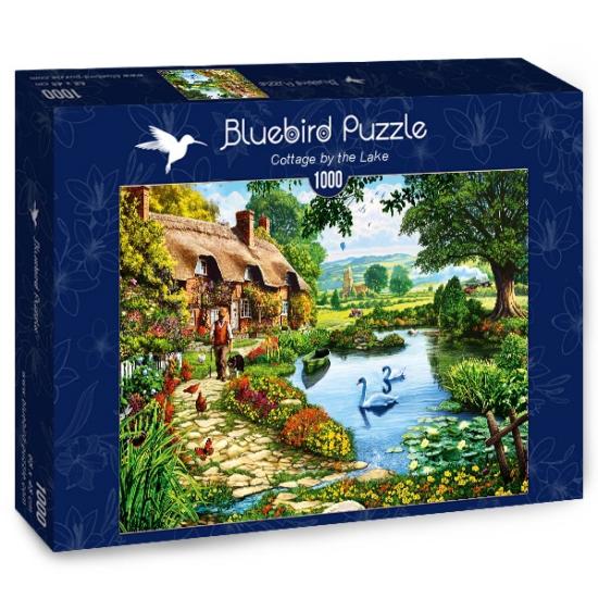 Puzzle Cabane Bluebird sur le lac 1000 pièces