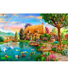 Bluebird Cabin by the Lake Puzzle 2000 pièces