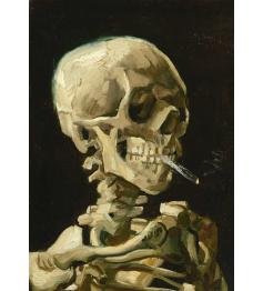 Bluebird Skull avec cigare allumé Puzzle 1000 pièces