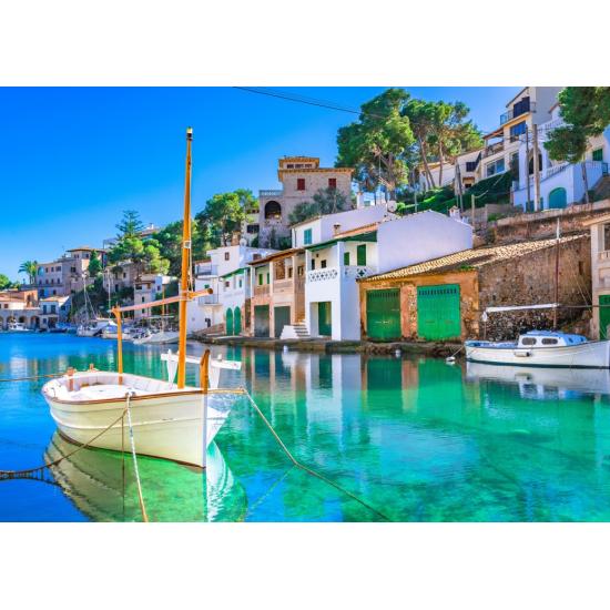 Puzzle Bluebird Cala Figuera Port De Pêche, Majorque 500 pièces