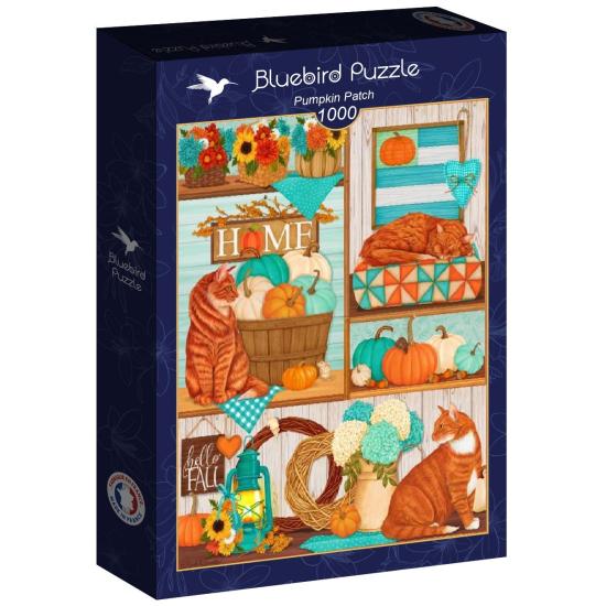 Puzzle Bluebird Champ De Citrouilles 1000 pièces