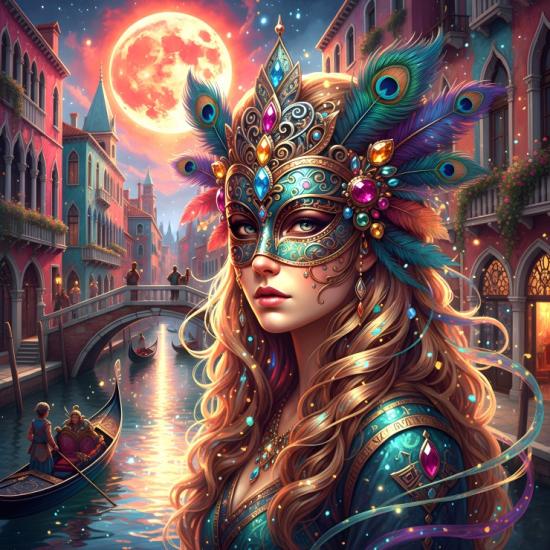 Puzzle Bluebird Carnaval De Venise 1000 pièces