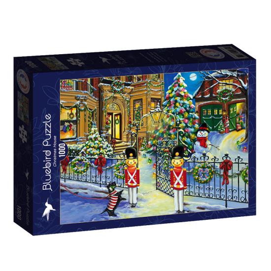 Puzzle Maison de Noël Bluebird 1000 pièces