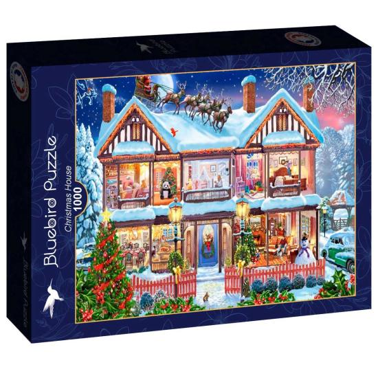 Puzzle Bluebird Maison De Noël 1000 pièces
