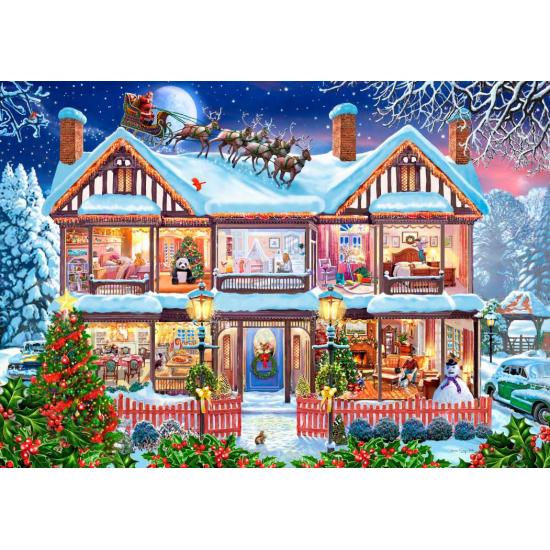 Puzzle Bluebird Maison De Noël 2000 pièces