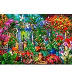 Puzzle Bluebird Maison tropicale verte 6000 pièces