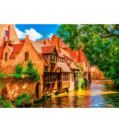 Puzzle Bluebird Vieille ville de Bruges, Belgique 1500 pièces