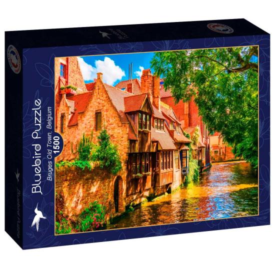 Puzzle Bluebird Vieille ville de Bruges, Belgique 1500 pièces