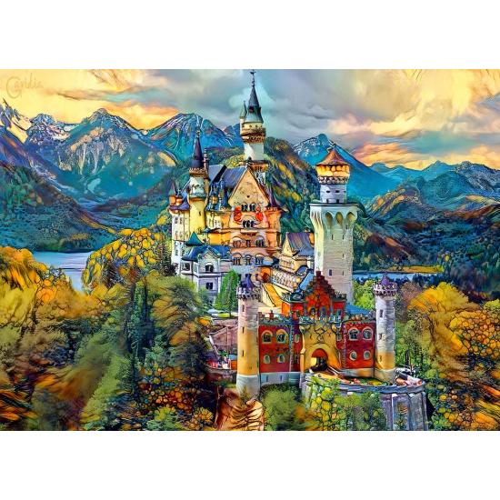 Bluebird Château de Neuchswanstein Puzzle 1000 pièces