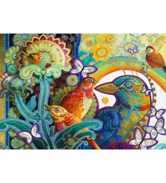 Puzzle de 1000 pièces Bluebird Basket of Paradise