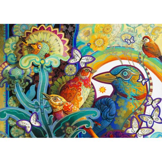 Puzzle de 1000 pièces Bluebird Basket of Paradise