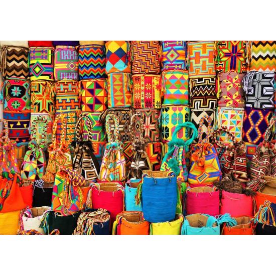 Puzzle Bluebird Paniers de Couleurs 1500 Pièces