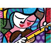 Bluebird Girl with Guitar Puzzle 1000 pièces