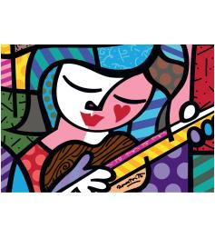 Bluebird Girl with Guitar Puzzle 1000 pièces