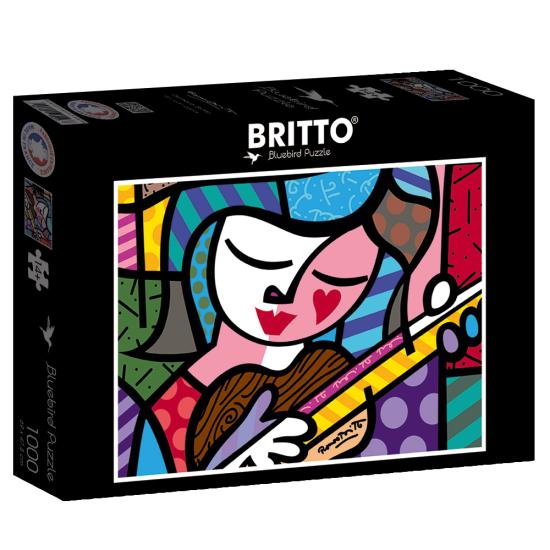 Bluebird Girl with Guitar Puzzle 1000 pièces
