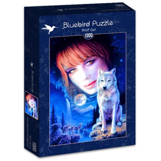 Puzzle de 1000 pièces Bluebird Wolf Girl