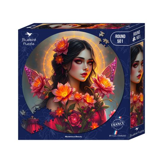 Puzzle Bluebird Rond Beauté Mystérieuse 501 pièces