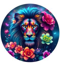 Puzzle Bluebird Rond Lion Arc-En-Ciel 501 pièces