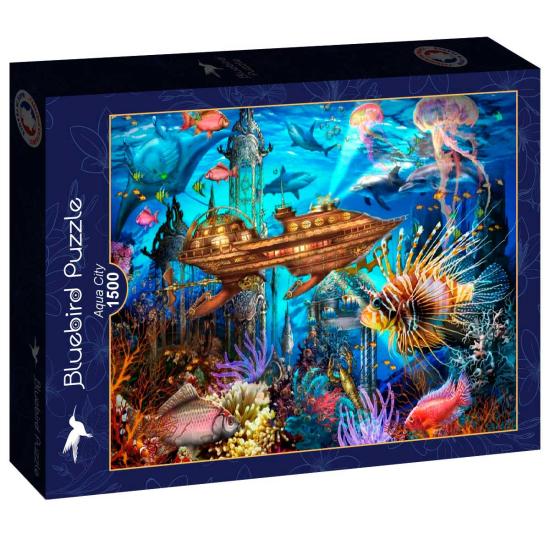 Puzzle Bluebird Ville Aquatique 1500 Pièces