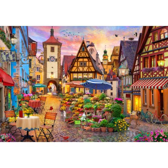 Puzzle Bluebird Ville Bavaroise 1000 pièces