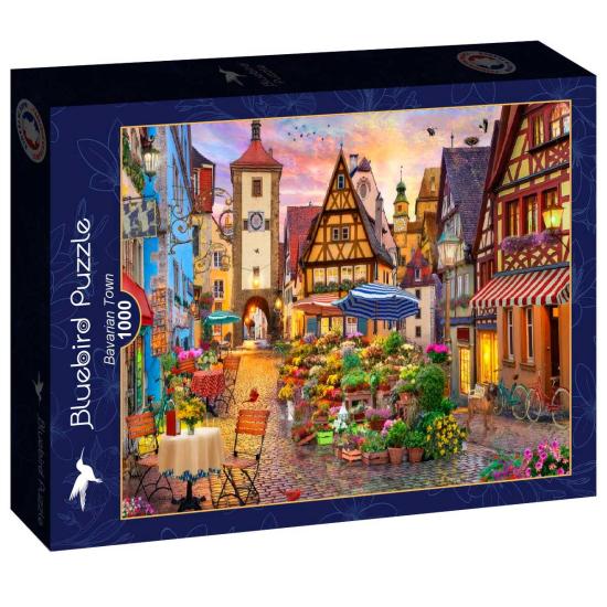 Puzzle Bluebird Ville Bavaroise 1000 pièces