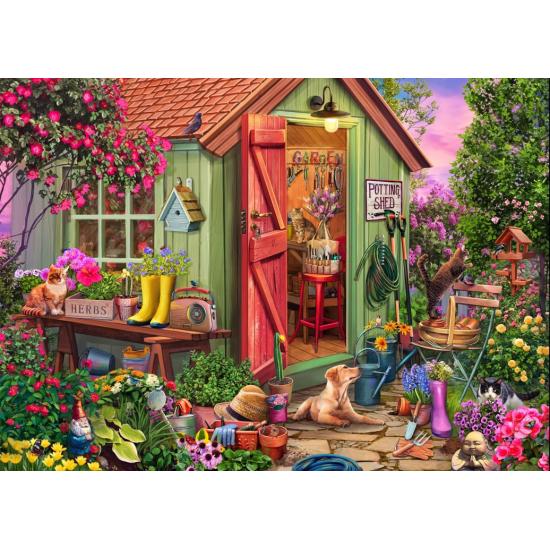 Puzzle Bluebird Abri De Jardin 500 pièces