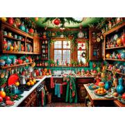 Puzzle Bluebird Cuisine De Campagne De Noël 1500 pièces