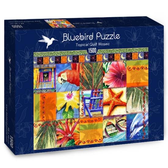 Bluebird Puzzle Quilt Mosaïque tropicale 1500 pièces