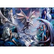 Bluebird Silver Dragon Collage Puzzle 1500 pièces