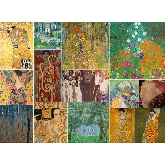 Puzzle Collage Bluebird par Gustav Klimt 6000 pièces