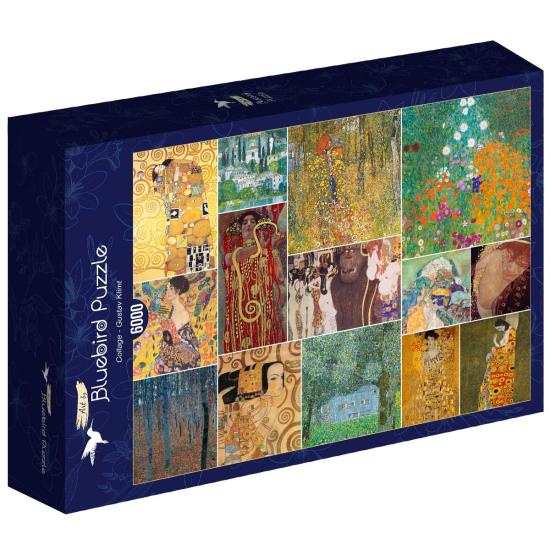 Puzzle Collage Bluebird par Gustav Klimt 6000 pièces