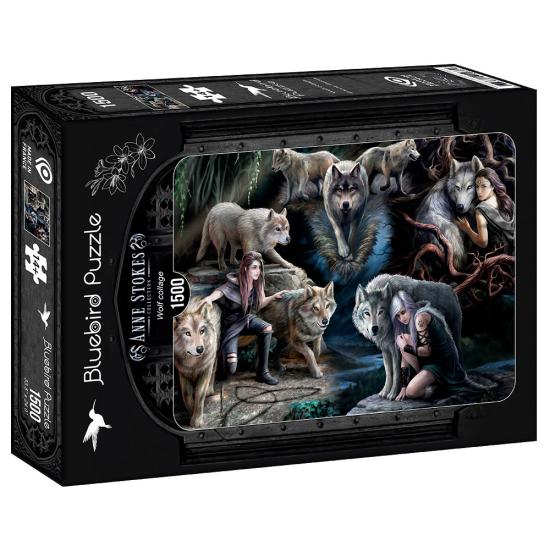 Puzzle Bluebird Collage de Loups 1500 Pièces Puzzle Bluebird Collage de Loups 1500 Pièces
