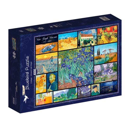 Puzzle Bluebird Collage Vincent Van Gogh de 4000 Pcs