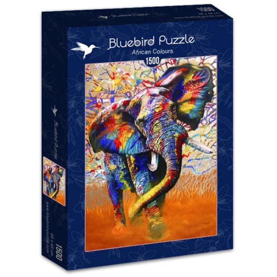 Puzzle Bluebird Couleurs d'Afrique 1500 pièces