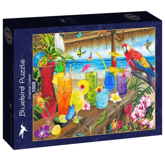 Puzzle Bluebird Couleurs Tropicales 1000 pièces